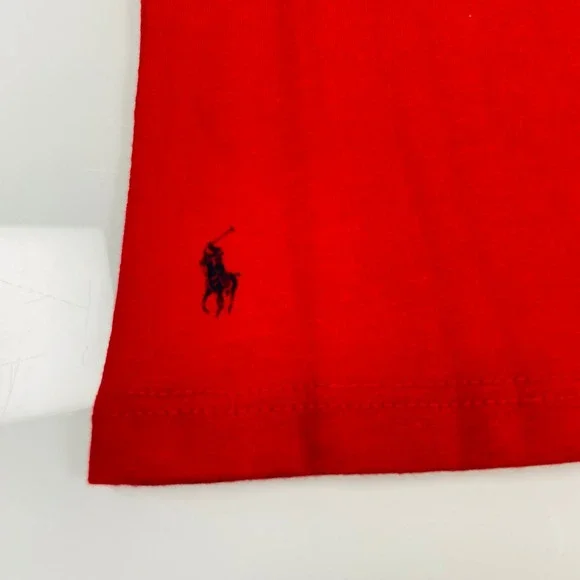 Polo Ralph Lauren Kids Size 6 Red Heart Graphic T-Shirt NEW Short Sleeve Cotton - Picture 2 of 7